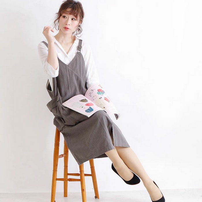 大人女子にもオススメ！着痩せ効果抜群の大人っぽいサロペット